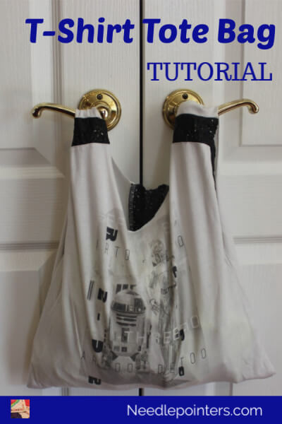 T-Shirt to Tote Bag Tutorial - Star Wars Shirt Pin