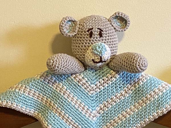 Teddy Bear Crochet Lovey Crochet Project | Needlepointers.com