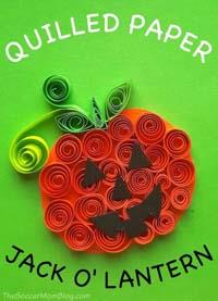 Quilled Pig Craft for Kids - Frugal Mom Eh!