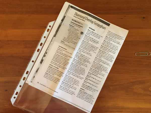 Track Stitches for Crochet & Knitting - In Plastic Cover
