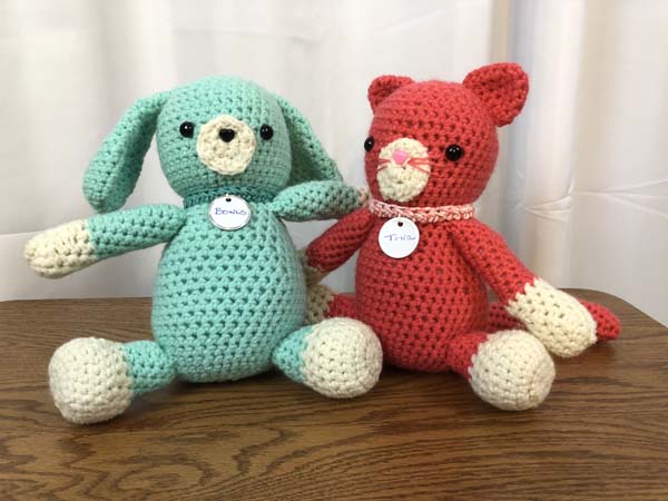 Crochet Cat and Dog Toy Duo Crochet Along - Repeat Crafter Me