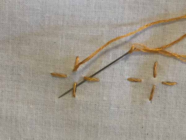 Woven Circle Stitch - Weave Circle