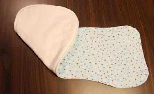 Baby Burp Cloth Tutorial - Finished