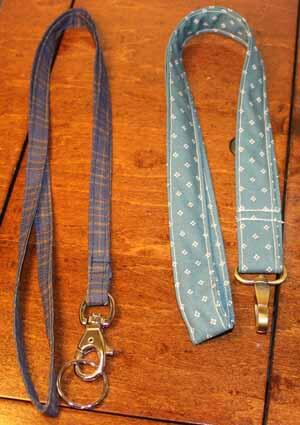 How to make a fabric lanyard