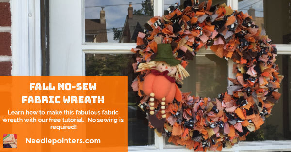 Fabric Wreath - fb