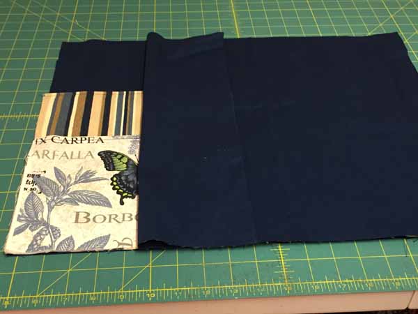 Garden Apron Tutorial - Tack Layer Backing