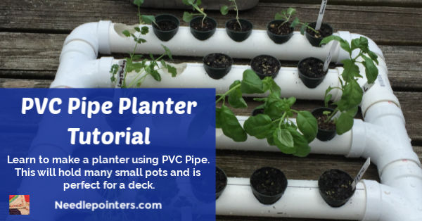 PVC Pipe Planter