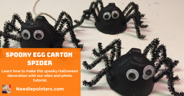 Egg Carton Spiders - fb