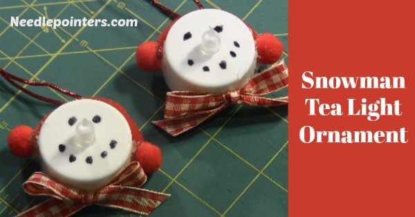 Snowman Tea Light Ornament